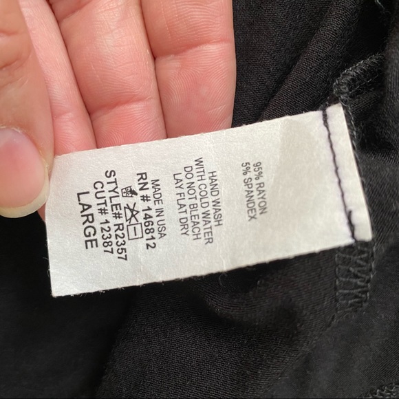 [ Sold ] Black Wrap Skirt by Forever 21, Large - Picture 6 of 6